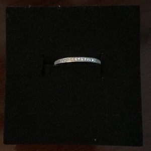 Cubic Zirconia wedding band